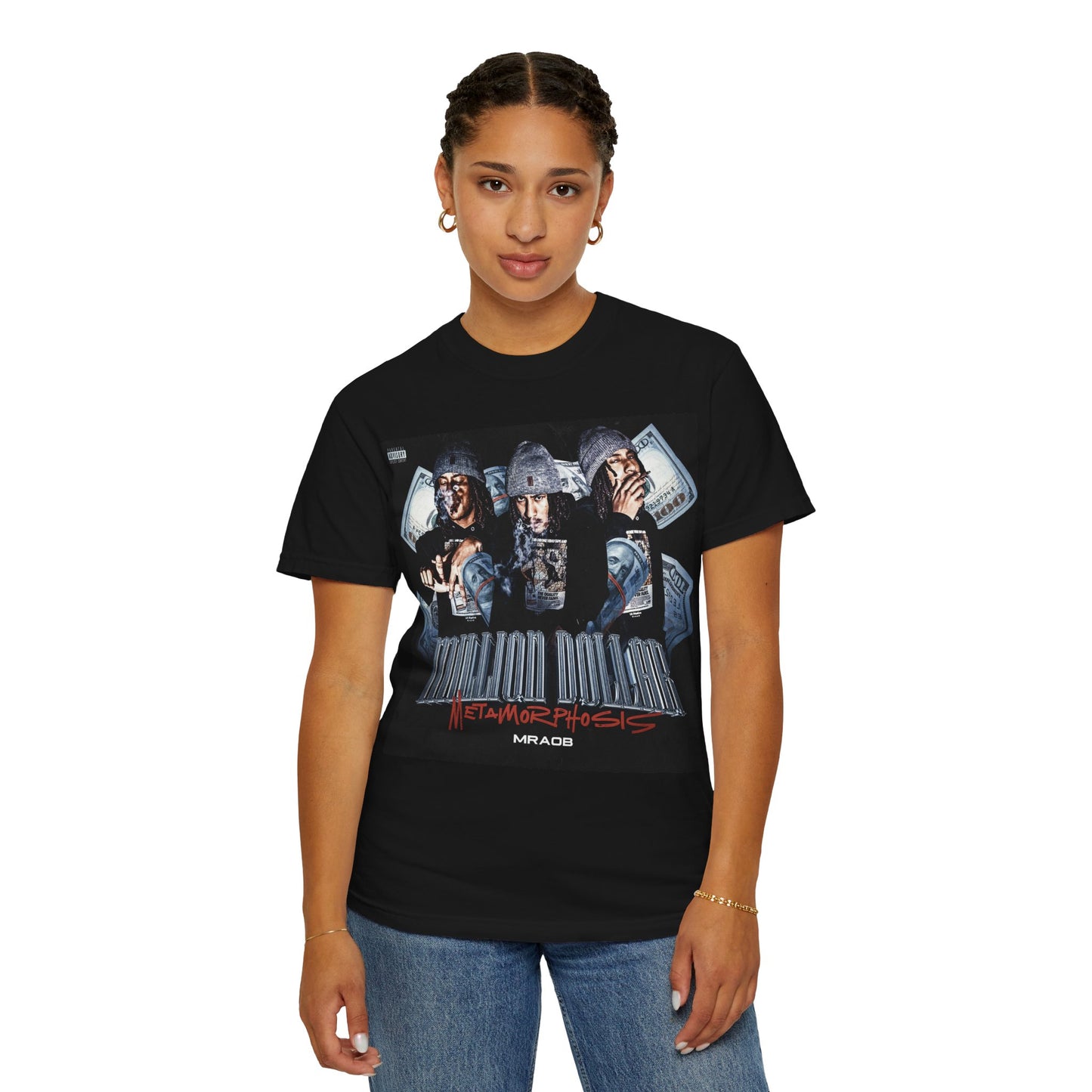 Million dollar Metamorphosis album cover custom tees